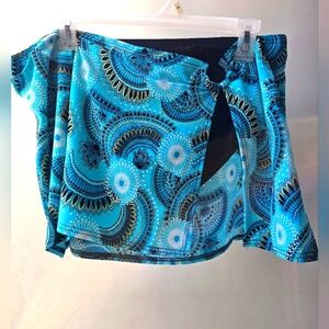 SILHOUTTE SOLUTIONS SWIM WEAR SKIRT with BOTTOM PLUS SIZE 16